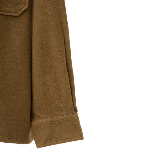 Nanamica Flannel CPO Shirt Jacket Camel SUAF298E Degli Uberti